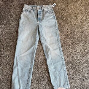 Old Navy Light Wash Straight Leg Jeans
